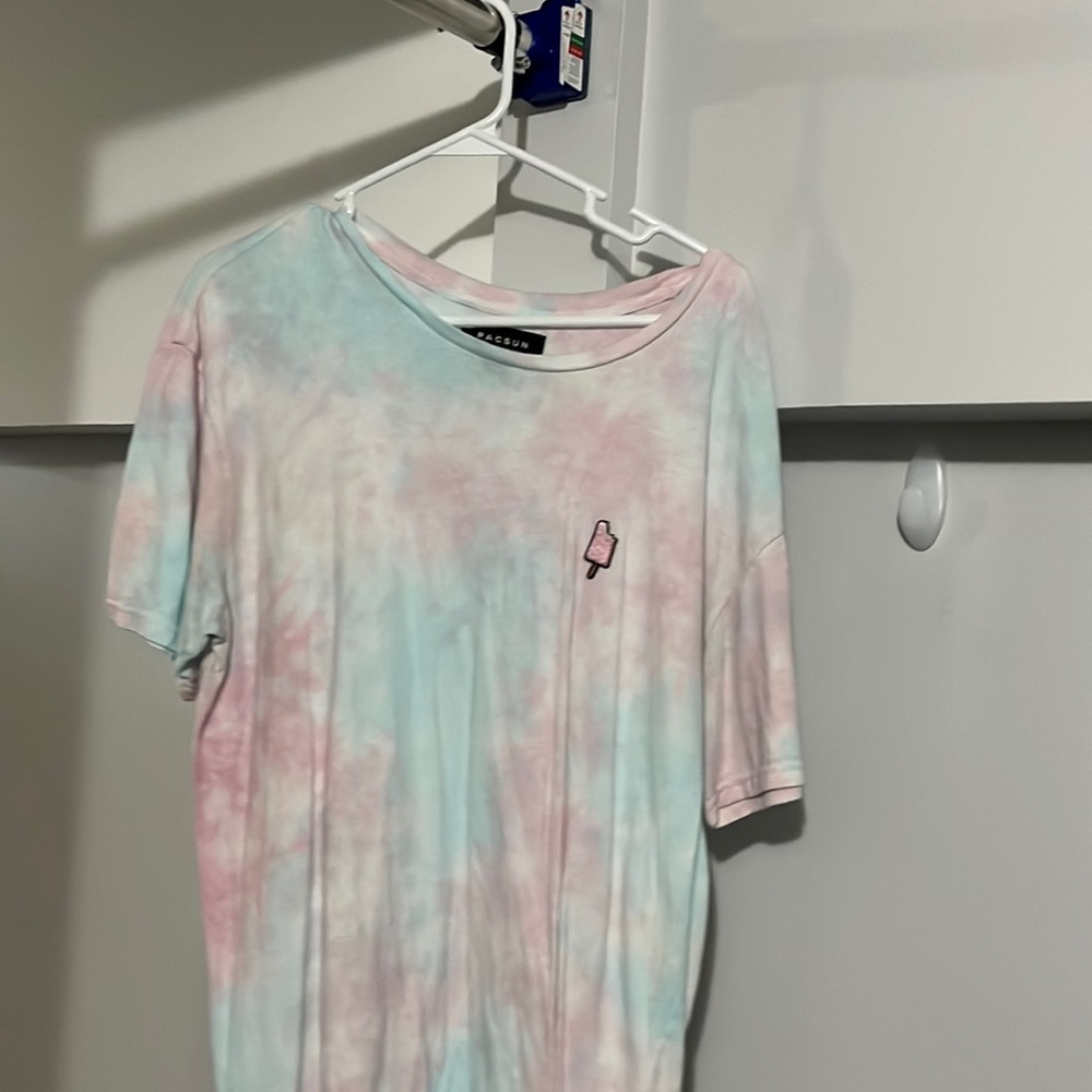 Cotton candy icecream pacsun color theme tee